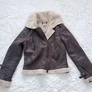 Jou Jou Bratz Style Faux Leather Biker Jacket Size Large